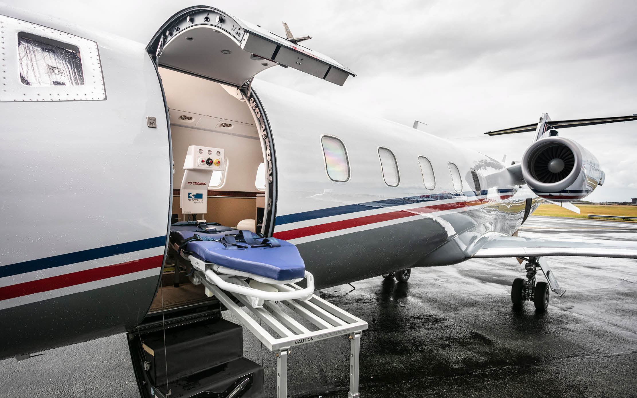 Medical evacuation air ambulance services